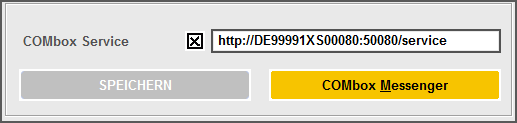 COMbox Service hinterlegen