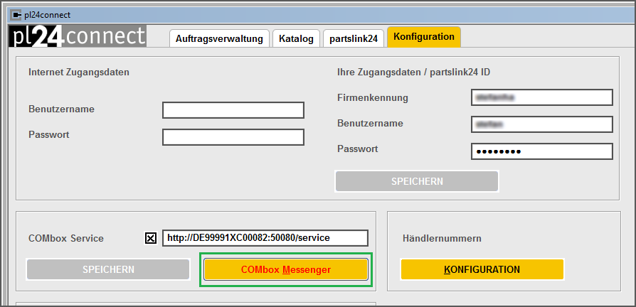 Messenger Button in pl24connect
